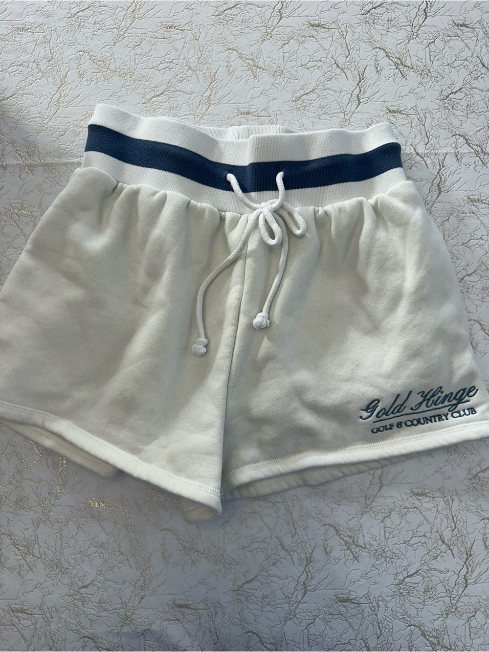 Gold Hinge Country Club Wide Band Sweat Shorts